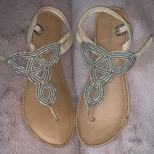 La Chateau Crystal Sandals